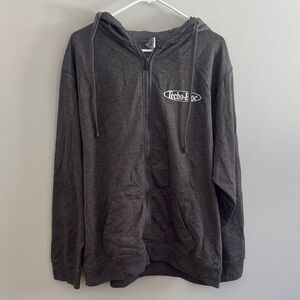 Techno-Bloc Gray Zip-Up Hoodie 11